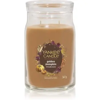 Yankee Candle Golden Pumpkin lumânare parfumată Signature