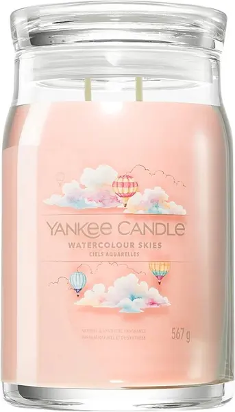 Yankee Candle Lumânare parfumată Watercolor Skies, borcan, 567 g