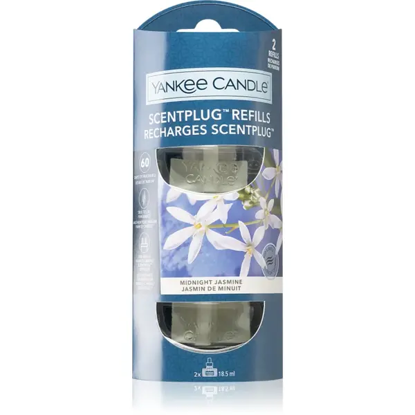 Yankee Candle Midnight Jasmine rezervă pentru difuzorul electric 2x18.5 ml