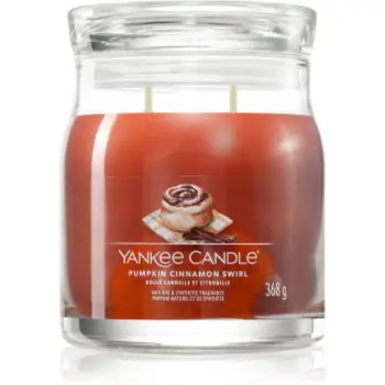 Yankee Candle Pumpkin Cinnamon Swirl lumânare parfumată