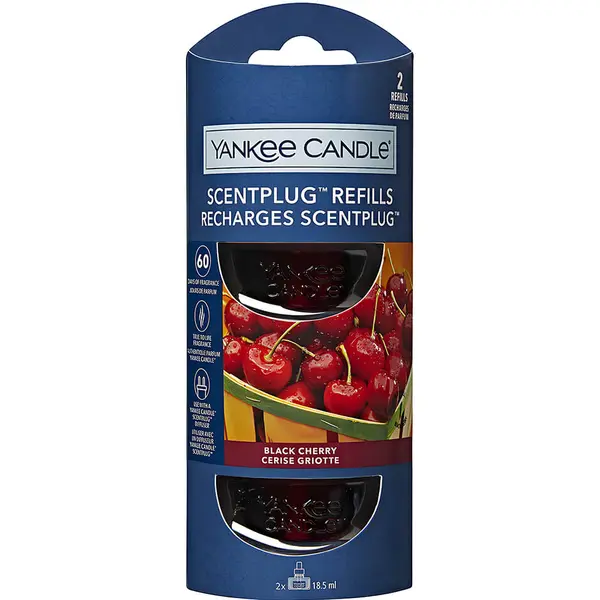 Yankee Candle Scent Plug Refill 2×18.5ml - Black Cherry