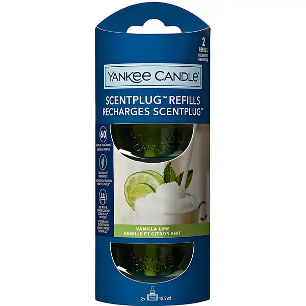 Yankee Candle Scent Plug Refill 2×18.5ml - Vanilla Lime