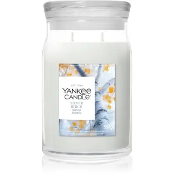 Yankee Candle Silver Birch lumânare parfumată