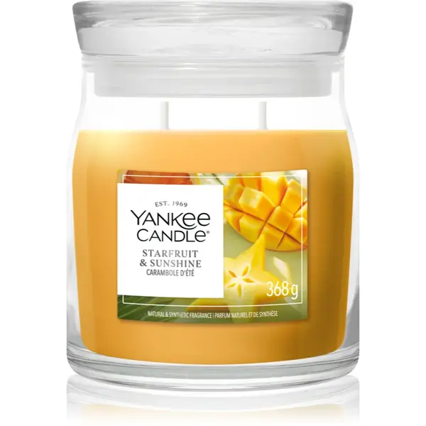 Yankee Candle Starfruit & Sunshine lumânare parfumată 368 g