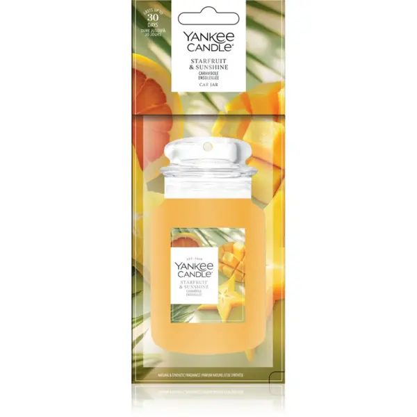 Yankee Candle Starfruit & Sunshine odorizant auto 1 buc
