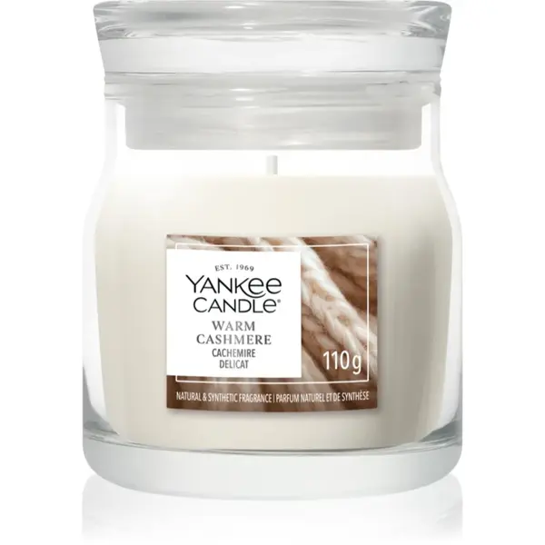 Yankee Candle Warm Cashmere lumânare parfumată Signature 110 g