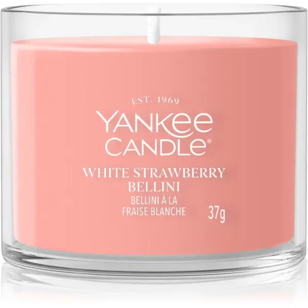 Yankee Candle White Strawberry Bellini lumânare votiv 37 g