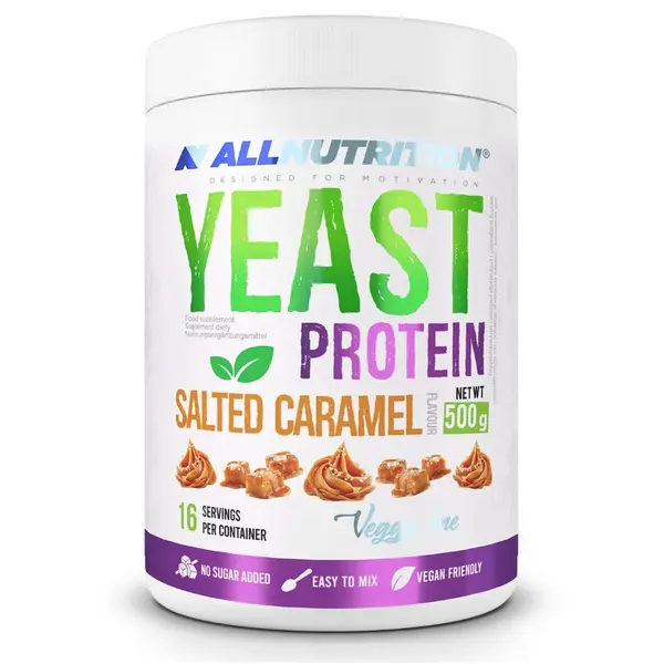 Yeast Protein, caramel sărat , 500 g, AllNutrition