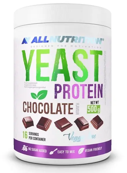 Yeast Protein, ciocolată , 500 g, AllNutrition