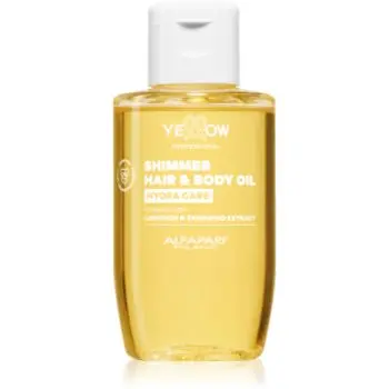Yellow Professional Hydra Care Shimmer Hair & Body Oil ulei hidratant pentru toate tipurile de păr