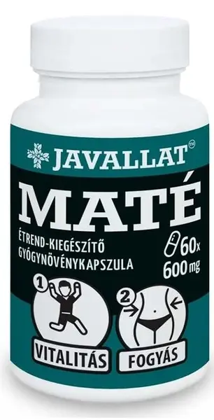Yerba Mate, 600 mg, 60 capsule, Javallat