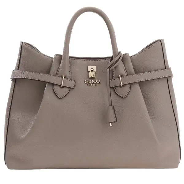 Yesba saffiano shoulder bag dark taupe