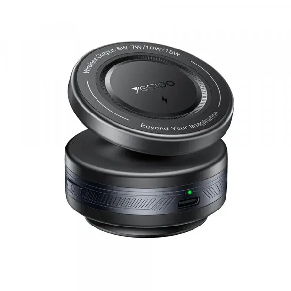 Yesido Incarcator Auto Wireless Yesido C310, 15W, 1.67A, Negru