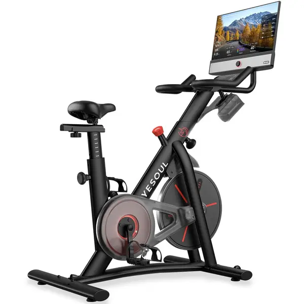 YESOUL Bicicleta fitness YESOUL Spinning Bike G1M Plus, Black, Display 21.5”, rezistenta magnetica, aplicatie mobila, soundbar