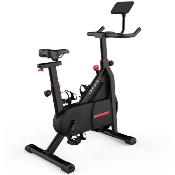 YESOUL Bicicleta spinning Yesoul C1A, suport pentru display, rezistenta magnetica, Negru