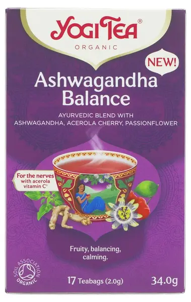 Yogi Tea Ashwagandha Balance ceai bio ayurvedic, 17 plicuri
