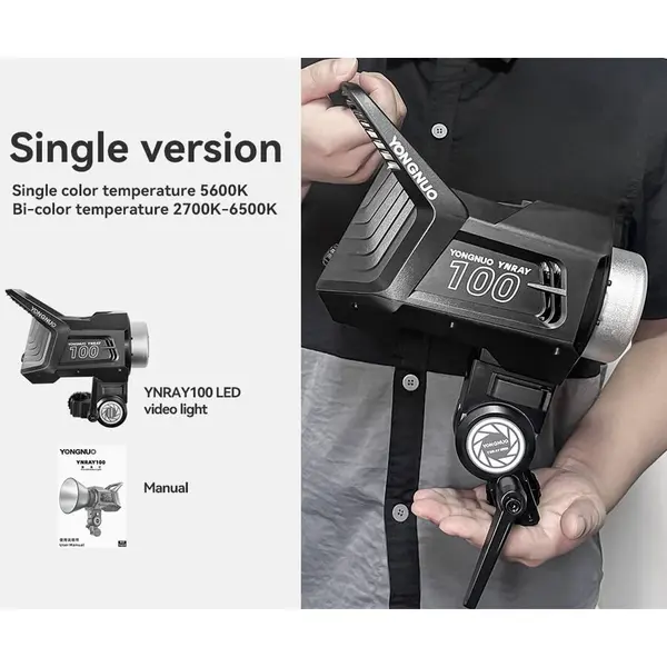 Yongnuo Lampa Video LED COB 120W Smart YONGNUO YNRAY100Bi 2700k 6500k
