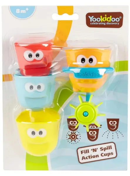 Yookidoo Fill 'n' Spill Action Cups (yo40261)