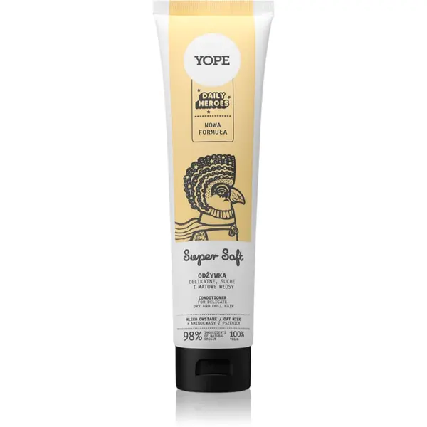 Yope Daily Heroes Soft Conditioner Oat Milk balsam pentru indreptare pentru par fragil 170 ml