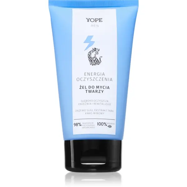 Yope Men Wood gel hidratant de curatare pentru barbati 160 ml