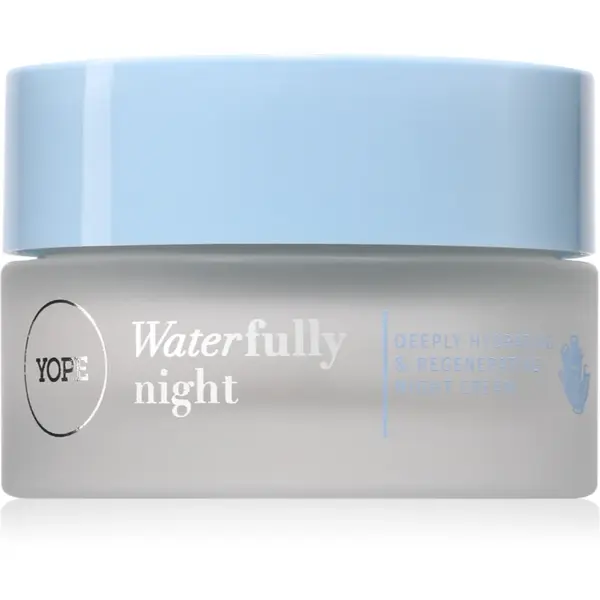 Yope Waterfully Deeply Hydrating & Regenerating Night Cream crema hidratanta de noapte 50 ml