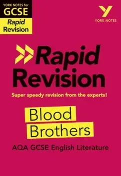 York Notes for AQA GCSE (9-1) Rapid Revision: Blood Brothers, Paperback/Emma Slater
