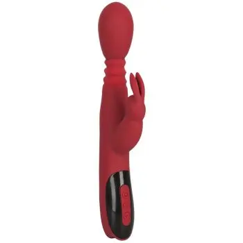 You2Toys Rabbit Red vibrator cu stimularea clitorisului