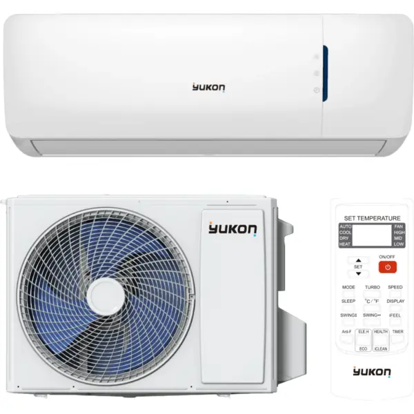 YUKON Aparat de aer conditionat Yukon 18000 BTU / h A++/A+, WI-FI integrat, Auto-diagnostic, Curatare automata, Mod de noapte