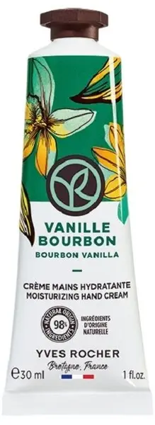 Yves Rocher Bain Nature Cremă de mâini, vanilie, 30 ml