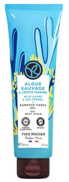 Yves Rocher Bain Nature – Exfoliant pentru corp, alge sălbatice, 150 ml