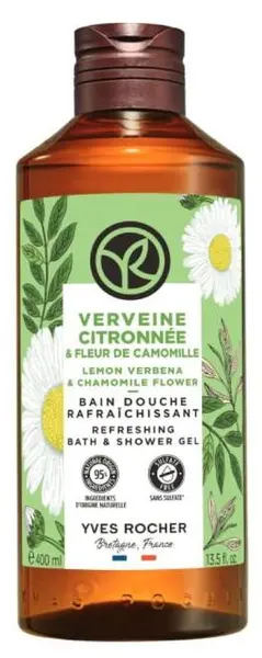 Yves Rocher Bain Nature Gel de duș , verbenă cu lămâie și mușețel, 400 ml