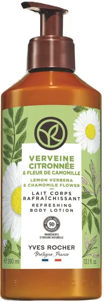 Yves Rocher Bain Nature Lapte de corp, verbenă cu lămâie și mușețel, 390 ml