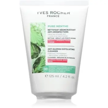 Yves Rocher Pure Menthe gel de curățare blând cu efect exfoliant