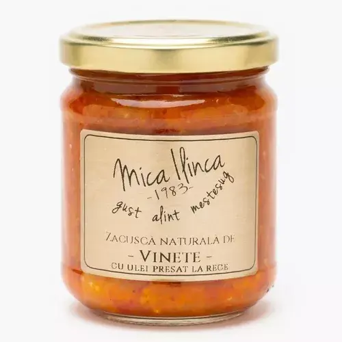 Zacuscă Naturală de Vinete, 200g | Mica Ilinca