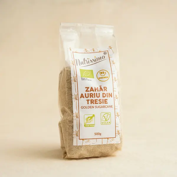 Zahar Auriu din trestie 500g ECO