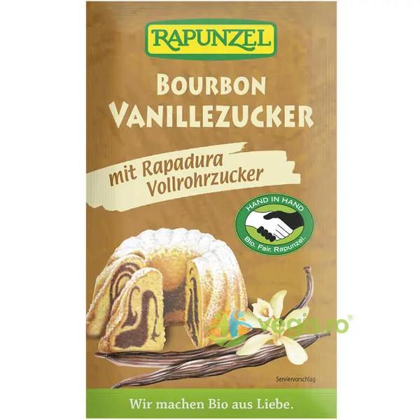 Zahar De Vanilie Bourbon Integral Ecologic/Bio 8g