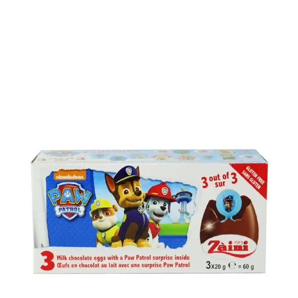 Zaini surprise egg 3-pack 60 gr