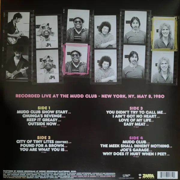 Zappa '80 Mudd Club - Vinyl | Frank Zappa