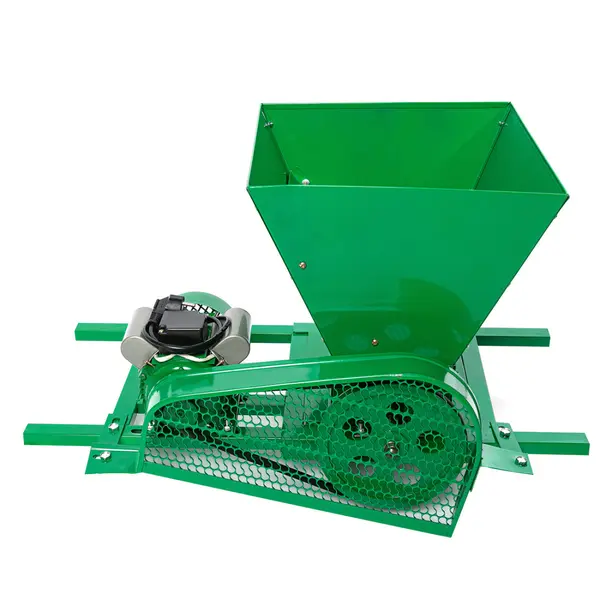 Zdrobitor electric de fructe pentru tuica 180kg/h — Micul Fermier GF-1707, 750W, verde