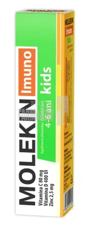 Zdrovit Molekin Imuno Kids 4 - 6 ani 20 comprimate efervescente