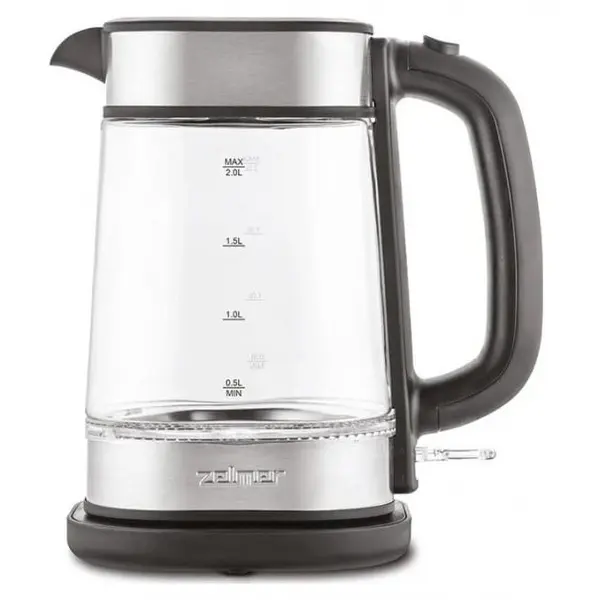 ZELMER Fierbator de apa Zelmer Square ZCK8021, 2 l, 2200 W, Argintiu