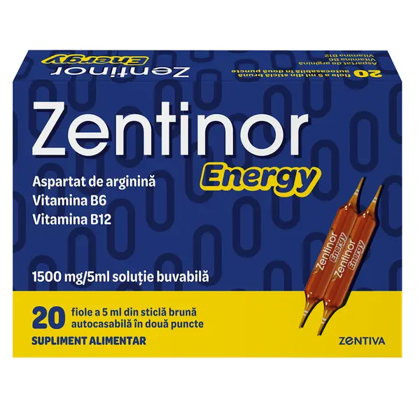 ZENTINOR ENERGY SOL.ORALA X20 FIOLE X 5ML