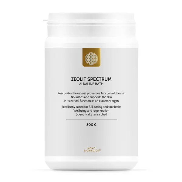 Zeolit Spectrum Sare de baie alcalina, 800g, Novo Biomedics