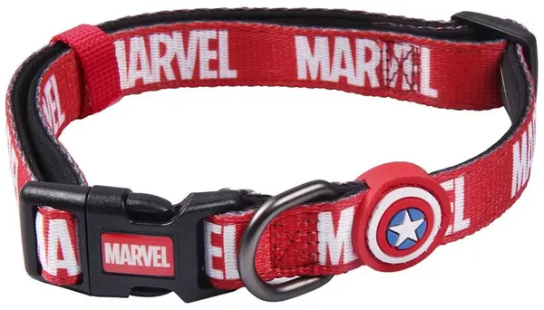 Zgardă pentru câine Cerda Marvel: Avengers - Logos, mărimea S/M