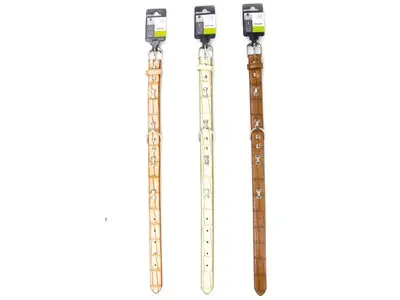Zgarda pentru caini BLING Bone M-PETS, L, 2,5x50 cm