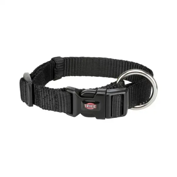 Zgarda pentru caini Premium L-XL Neagra 40-65 cm 25 mm
