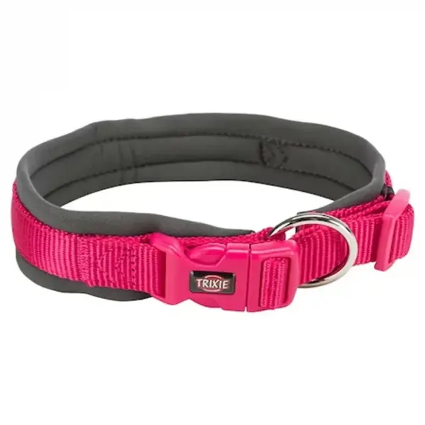 Zgarda Premium fucsia M-L 49-55 cm 25mm