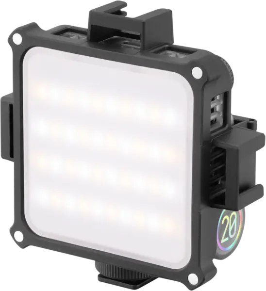 Zhiyun Fiveray M20 Combo Lampa LED Portabila, Putere 20W, Bi-Color, CCT 2700K-6500K, Voleti, Grid