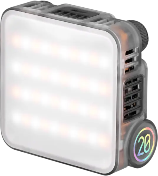 Zhiyun Fiveray M20 Lampa LED Portabila, Putere 20W, Bi-Color, CCT 2700K-6500K