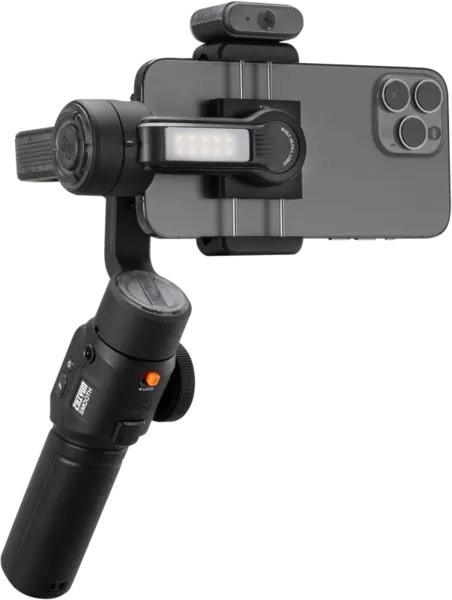 Zhiyun Mobile Gimbal Smooth 5S AI Combo, Gimbal cu lampa led smartphone
